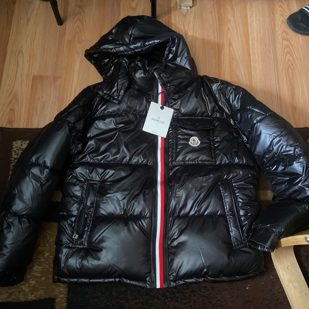Moncler black coat